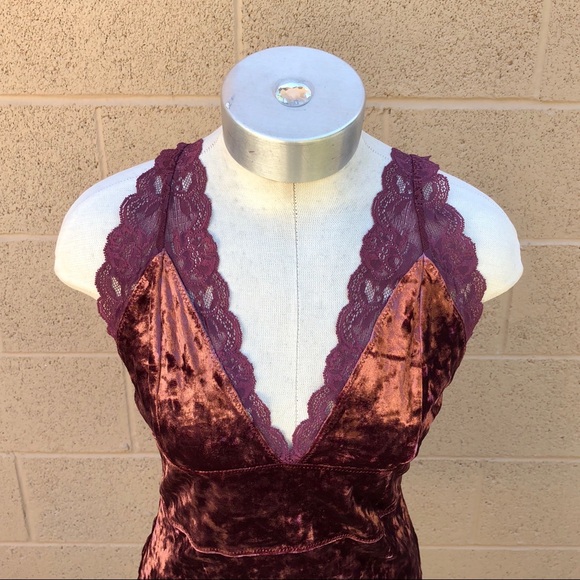 •Free People• Velvet NWOT Dress - Picture 6 of 8